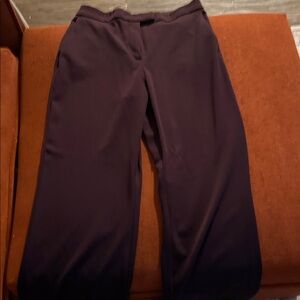 Express Women's Wide Leg Pants in Deep Purple